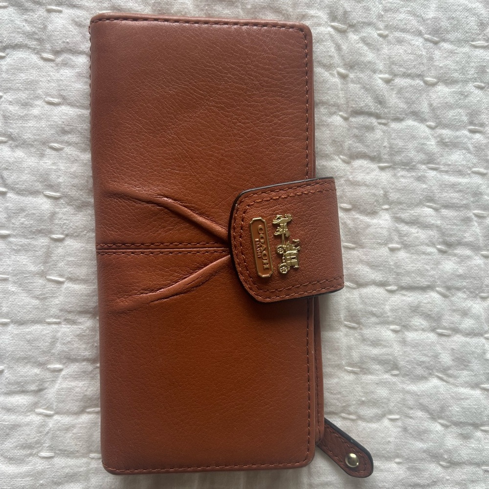 Coach Brown Leather Wallet